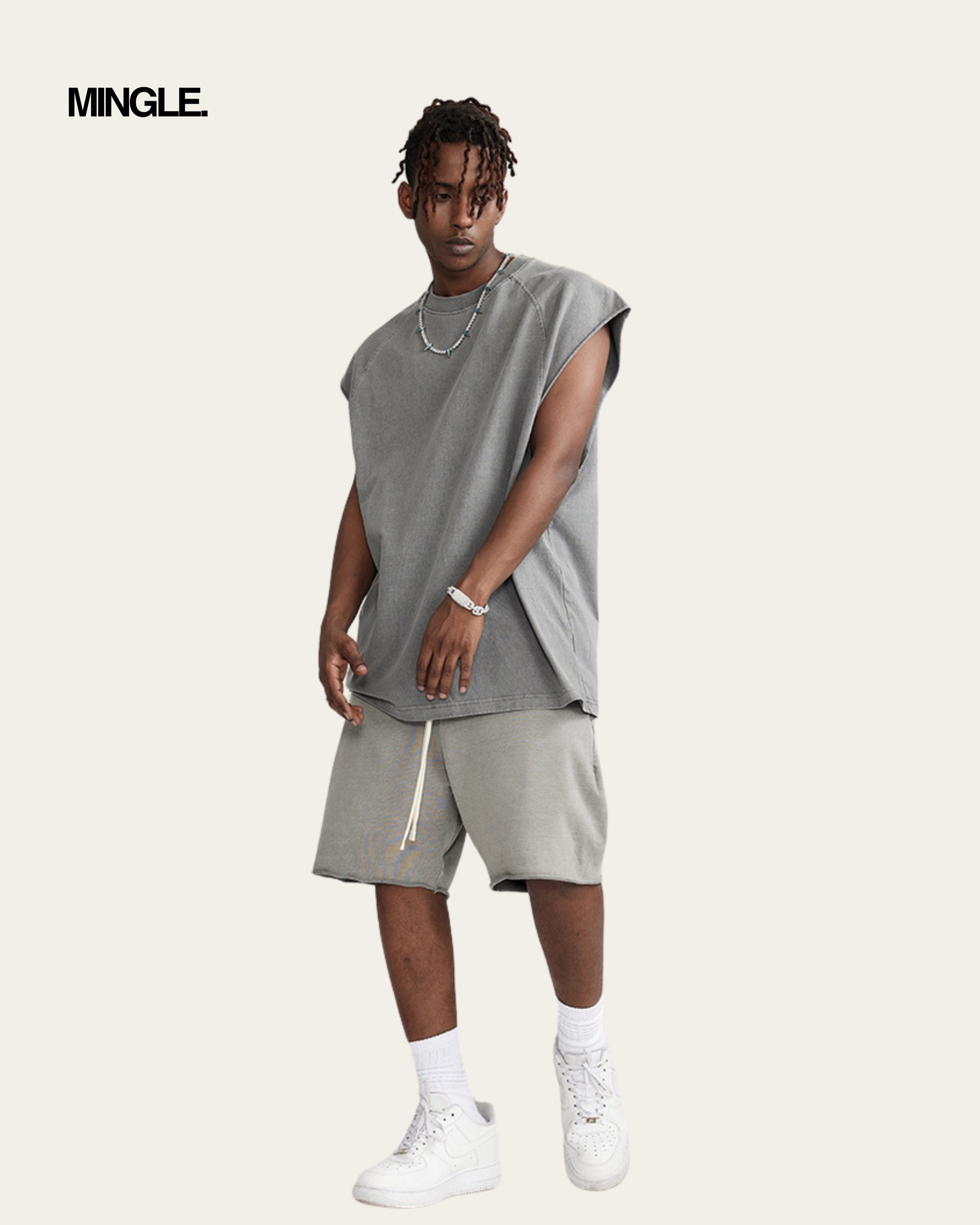 DROP SHOULDER TANK TOP