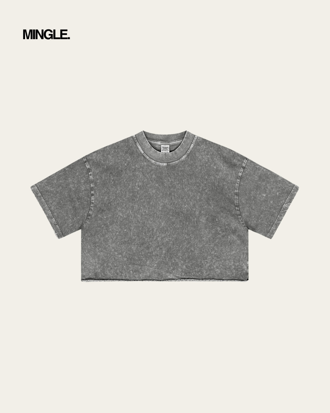 WOMEN WASHED CROP TOP (II)