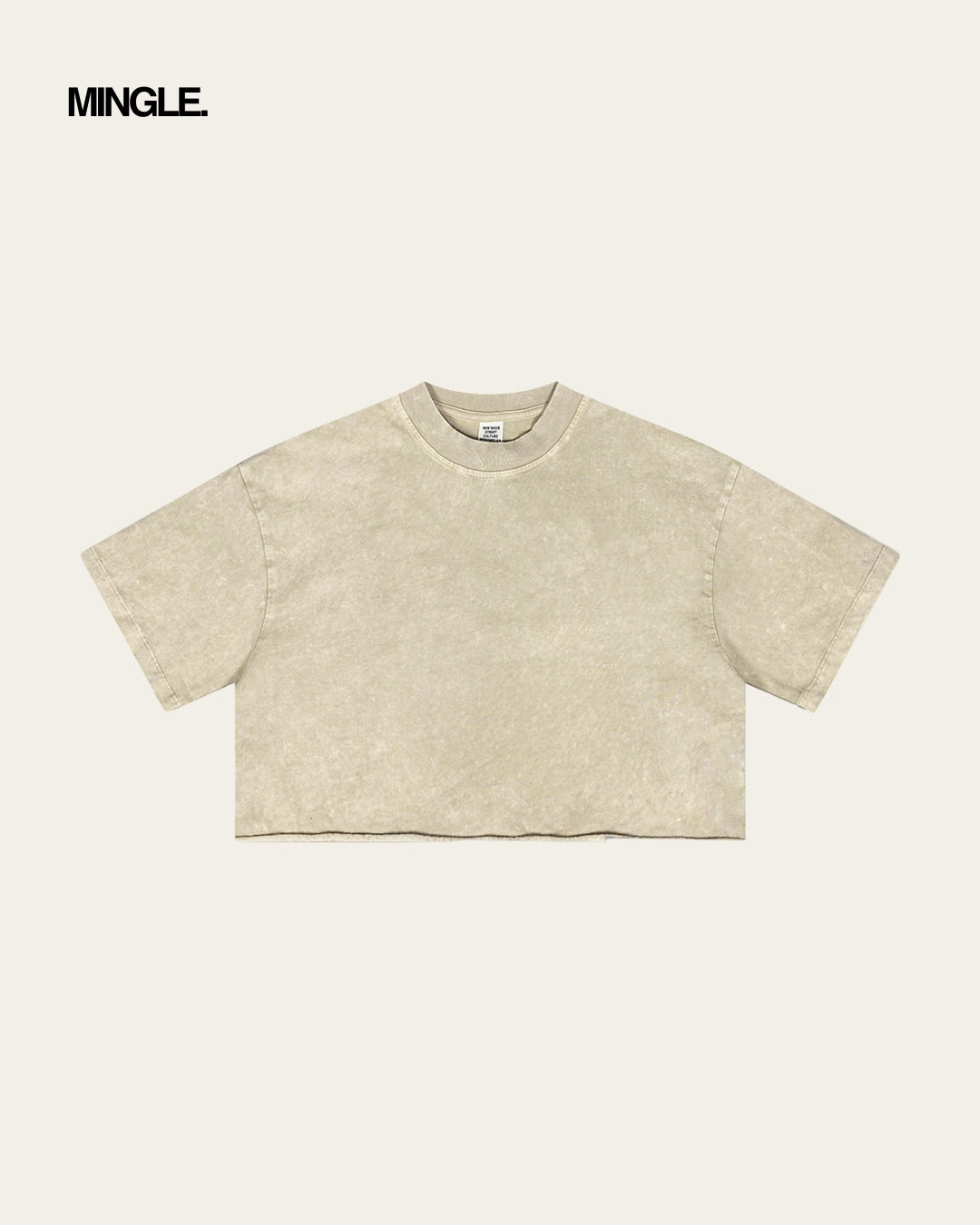 WOMEN WASHED CROP TOP (II)