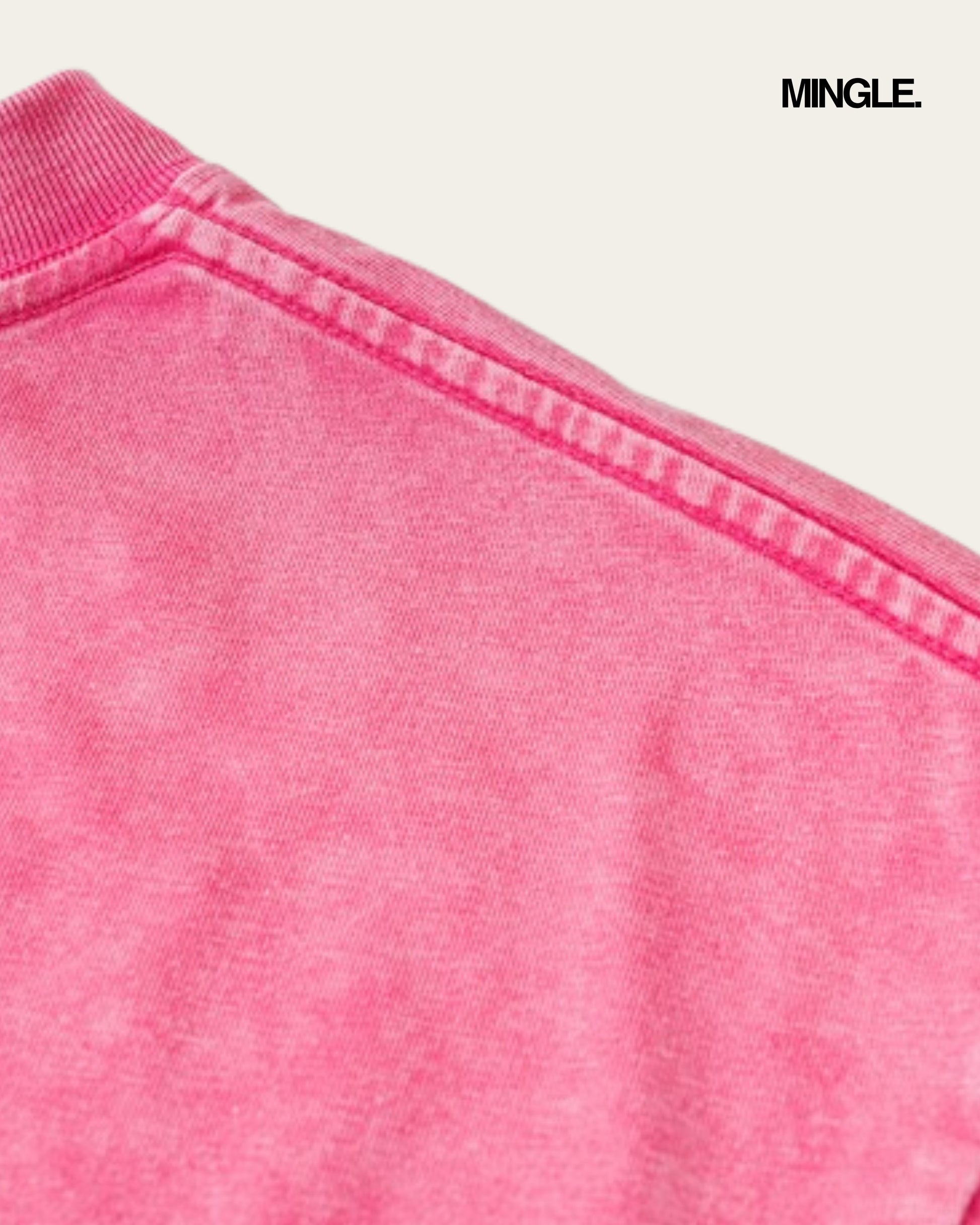 WOMEN WASHED CROP TOP (I)