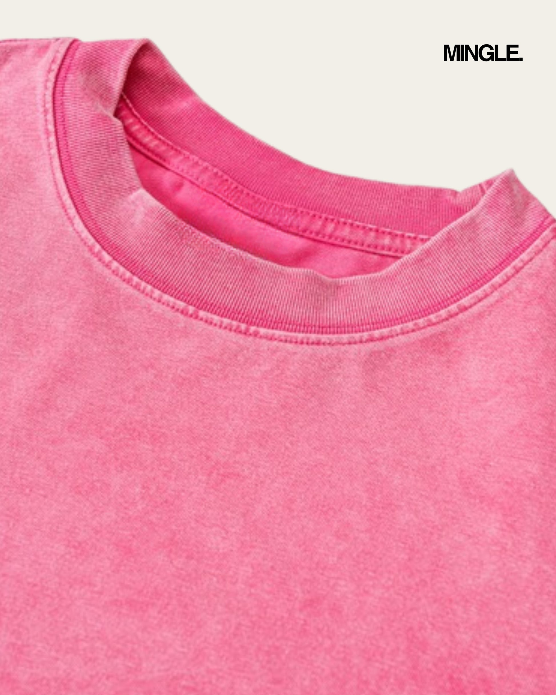 WOMEN WASHED CROP TOP (I)