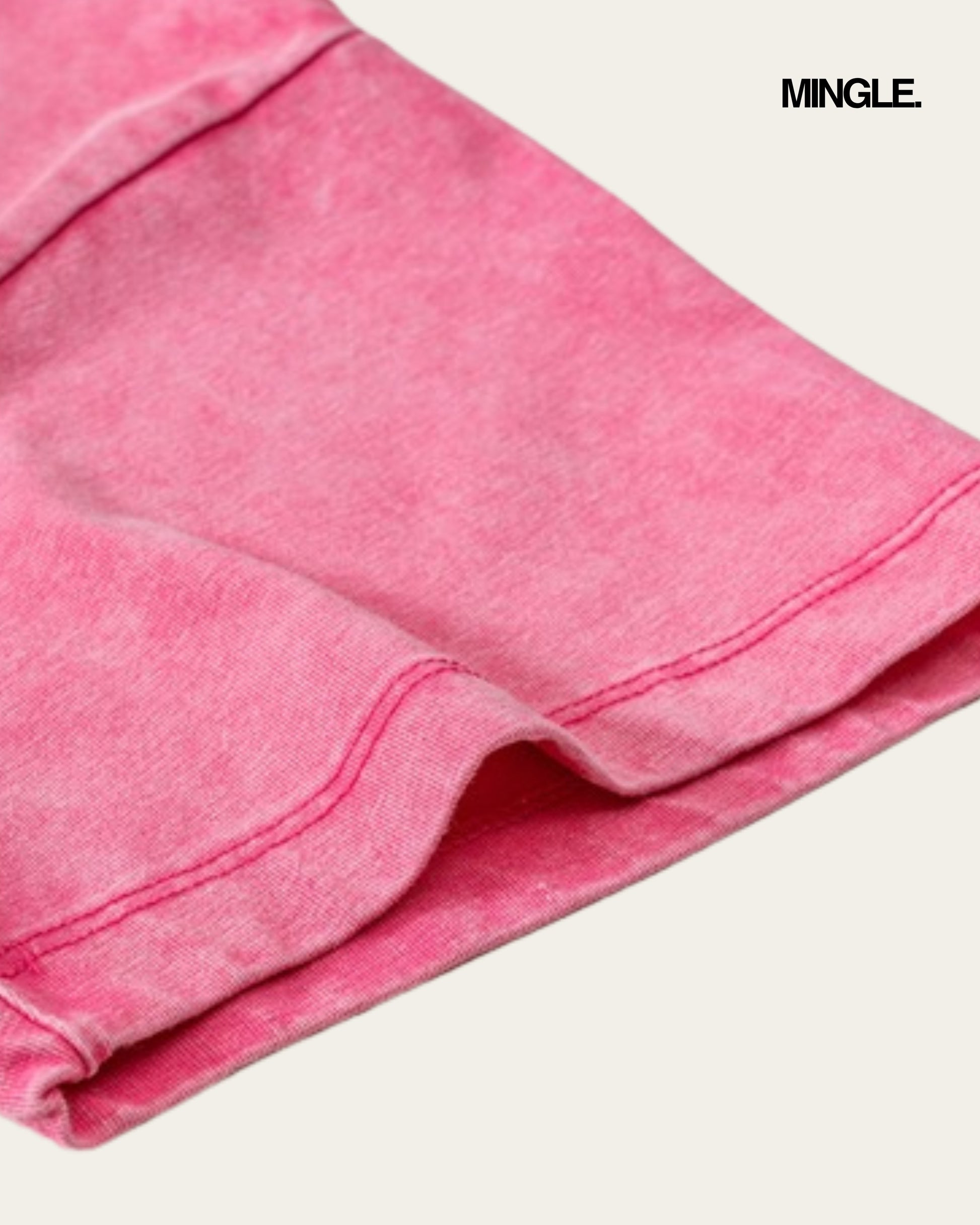 WOMEN WASHED CROP TOP (I)