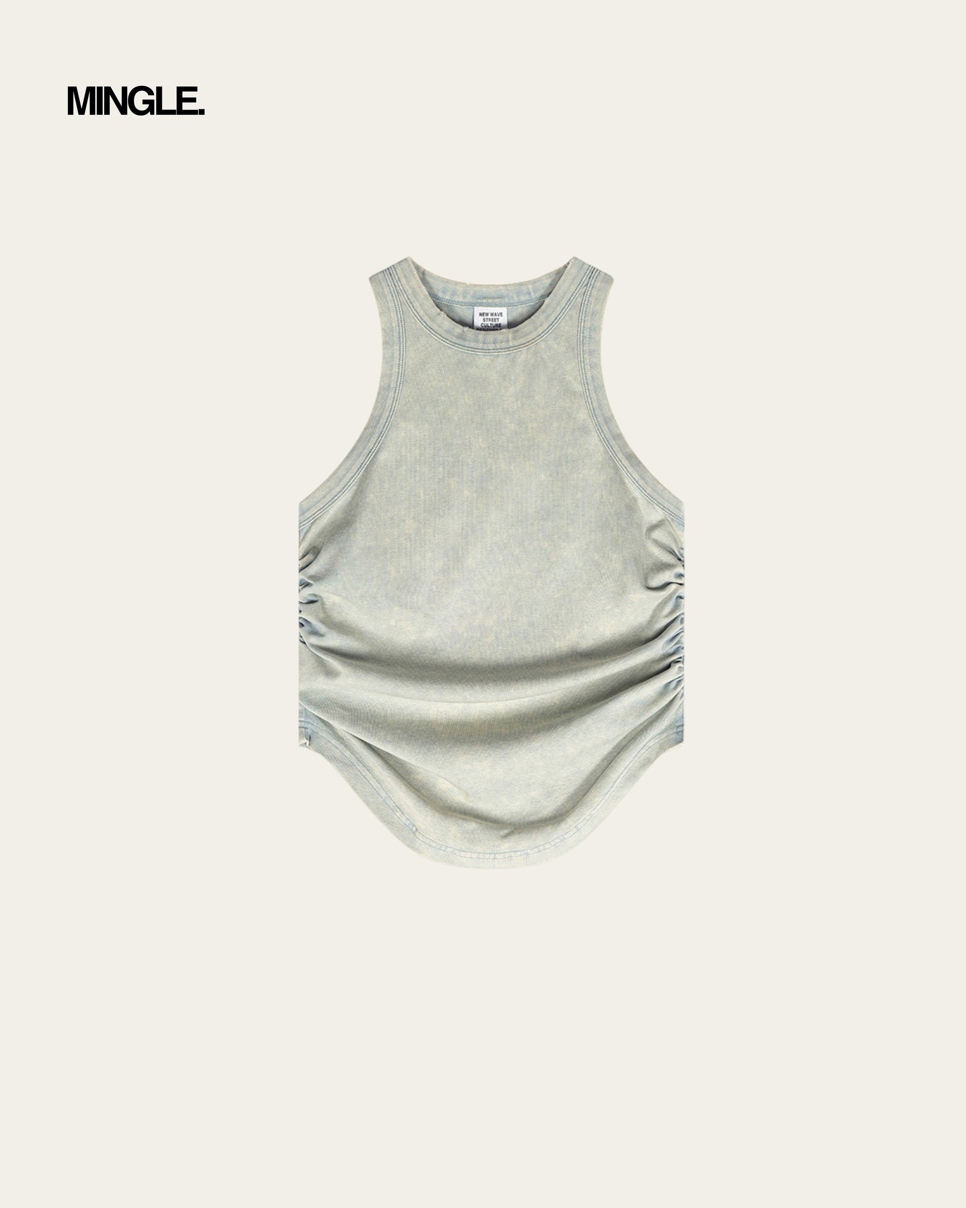 WOMEN PLEATED VEST