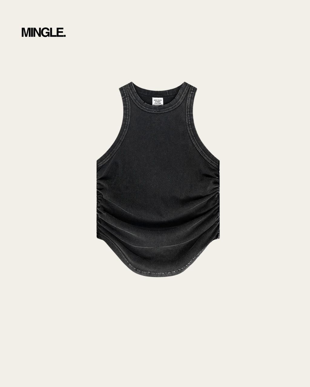 WOMEN PLEATED VEST