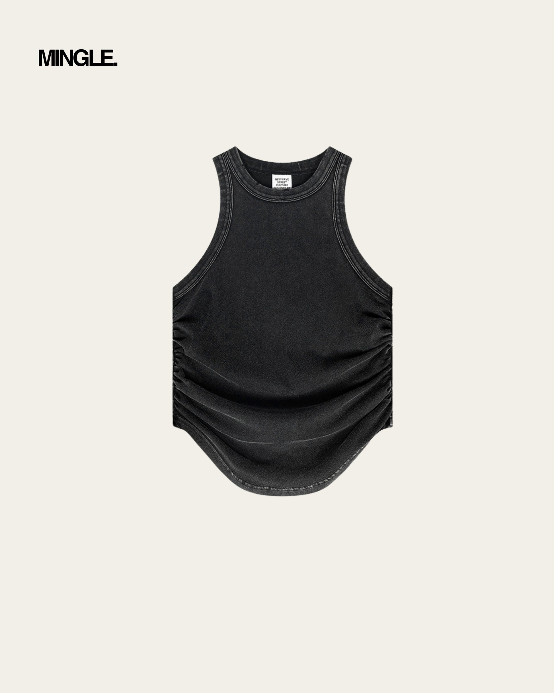 WOMEN PLEATED VEST