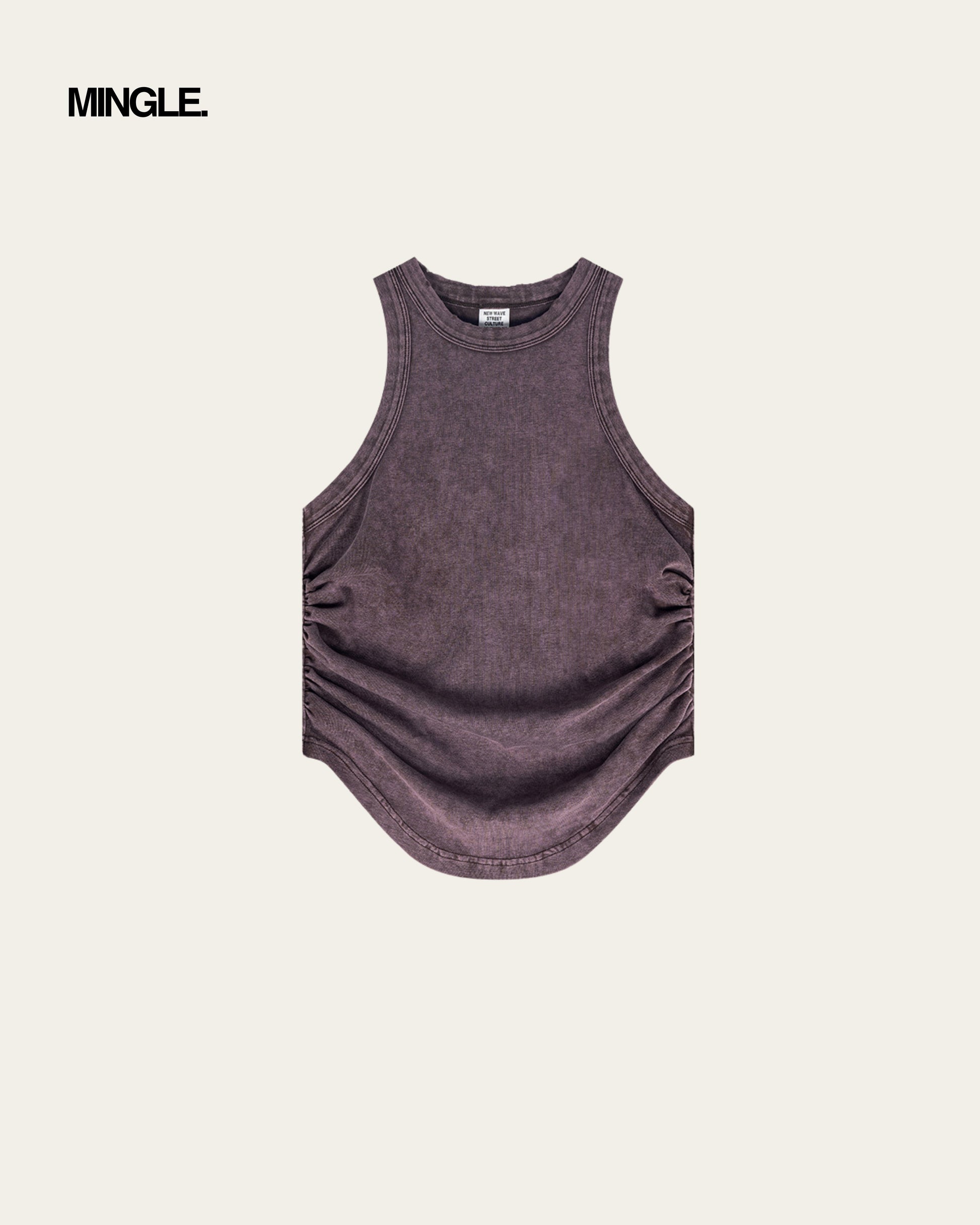 WOMEN PLEATED VEST