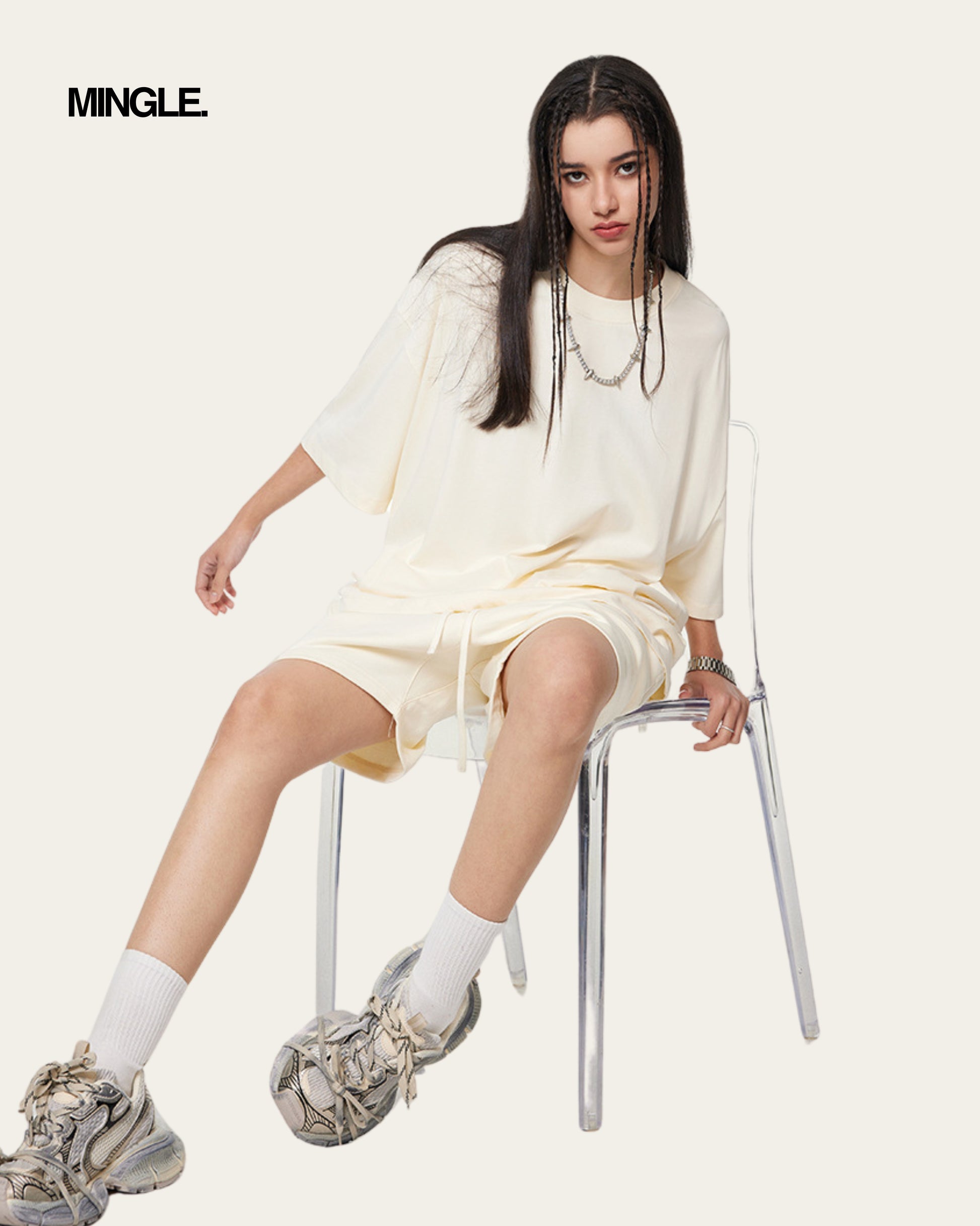 305G ESSENTIAL OVERSIZED TEE (III)