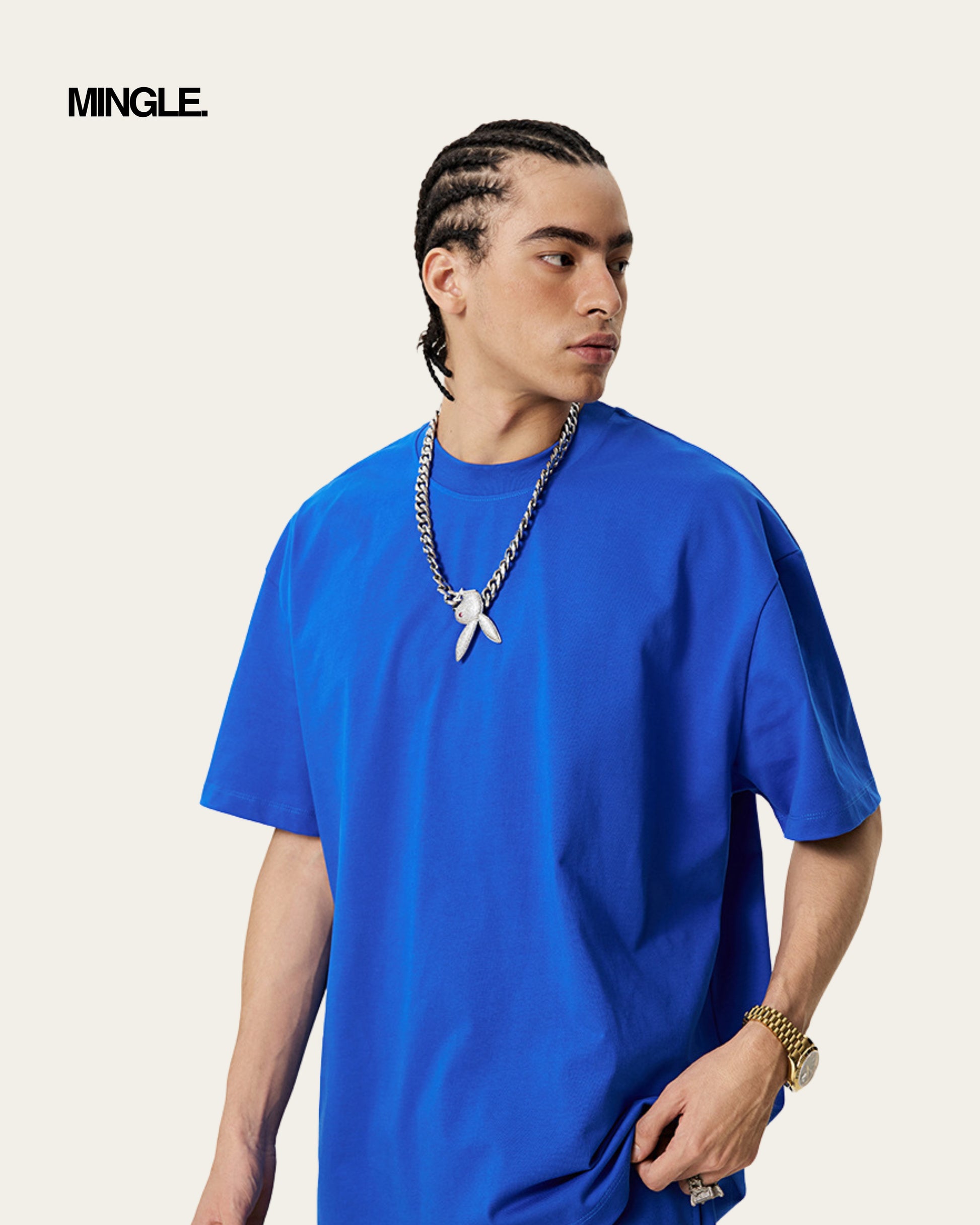 305G ESSENTIAL OVERSIZED TEE (I)