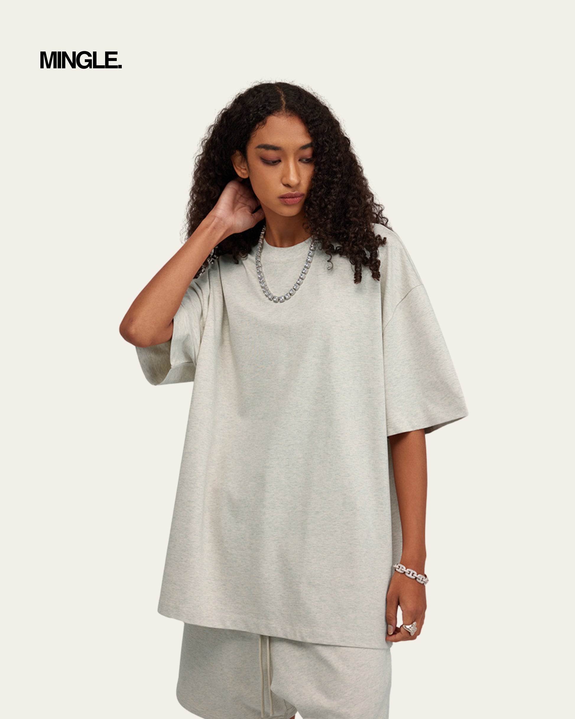 305G ESSENTIAL OVERSIZED TEE (I)