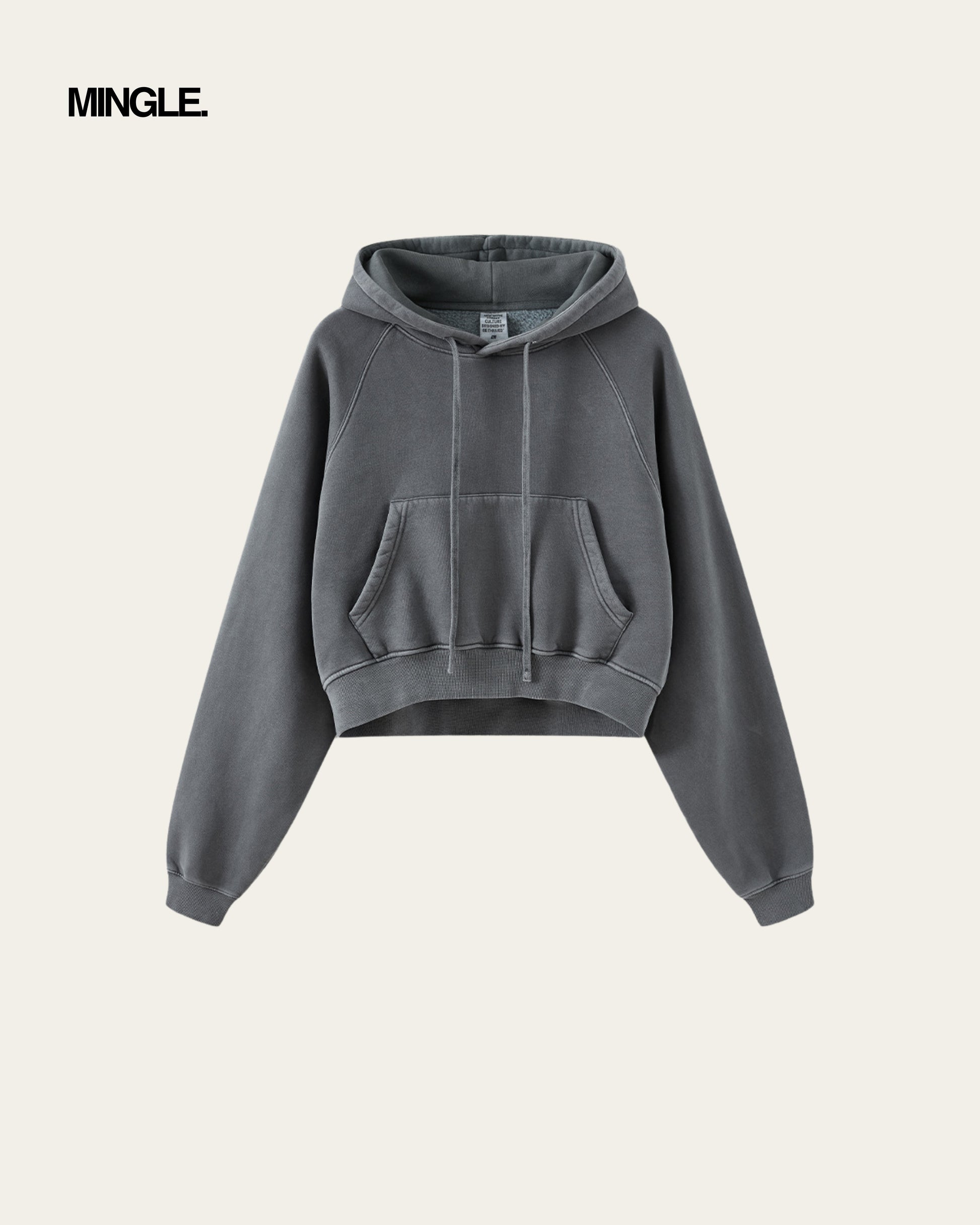 WOMEN CROP HOODIE