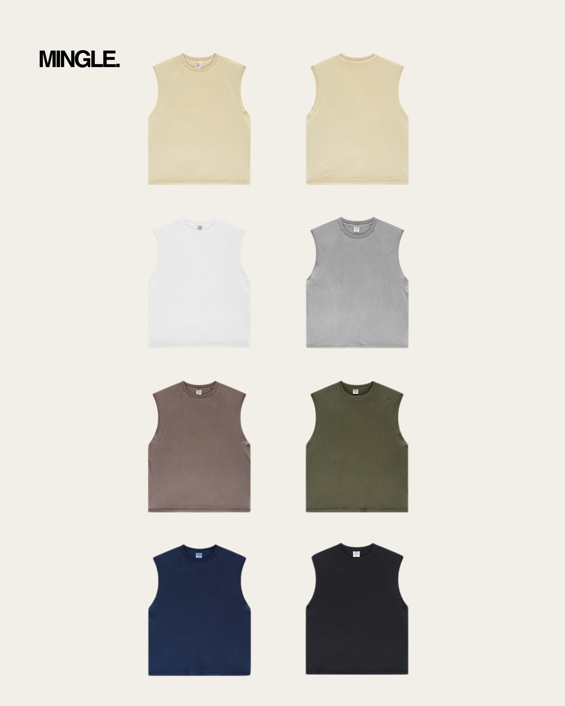 DROP SHOULDER TANK TOP