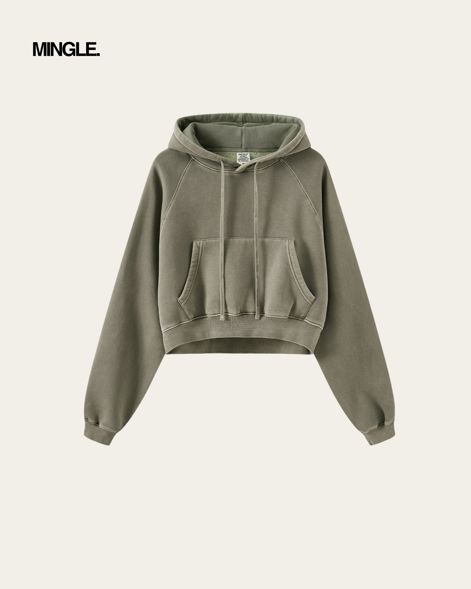 WOMEN CROP HOODIE