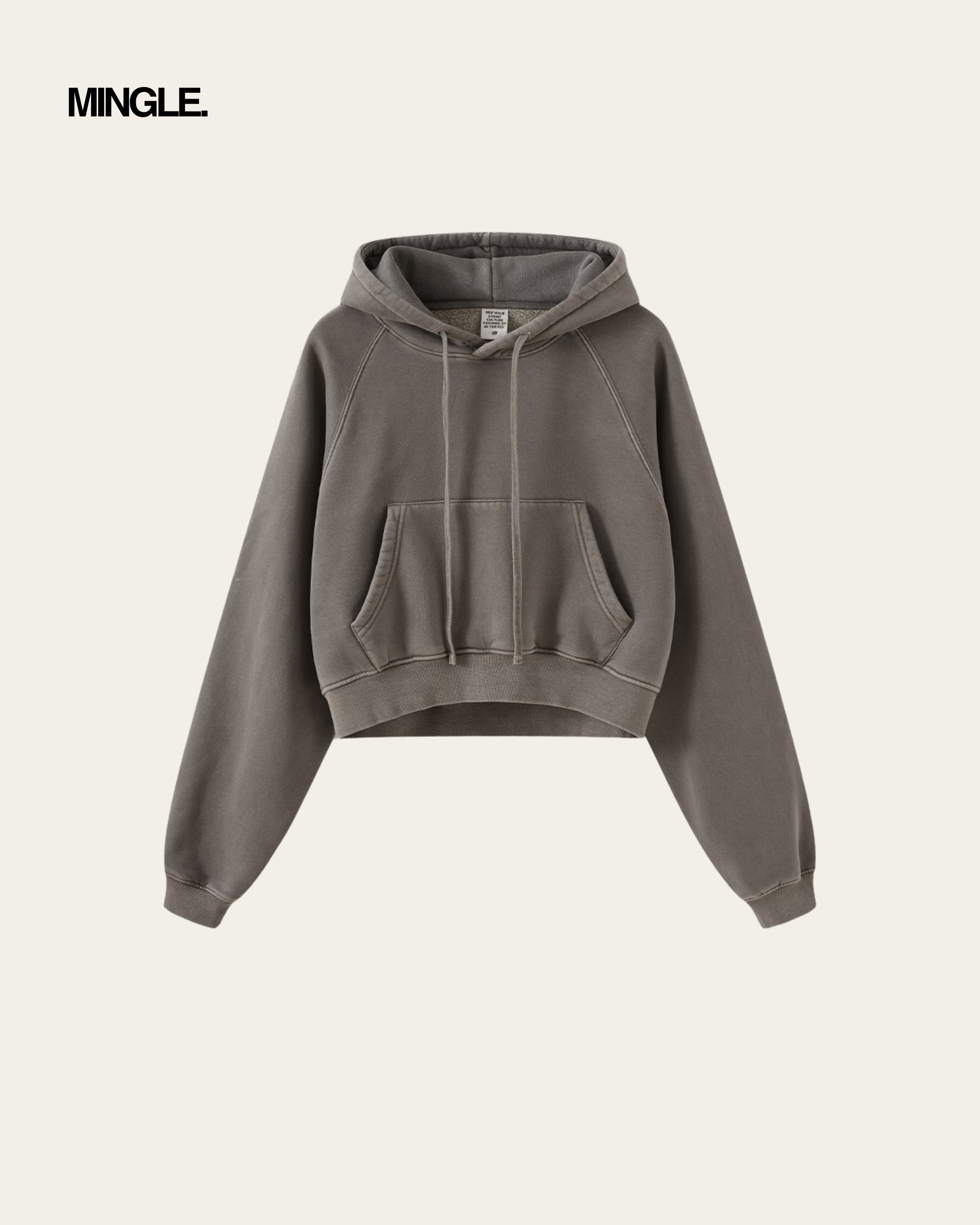 WOMEN CROP HOODIE