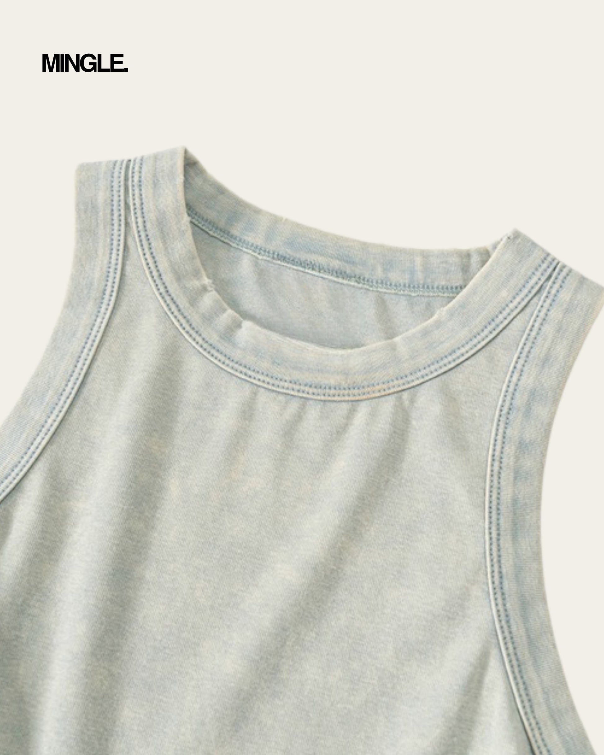 WOMEN PLEATED VEST