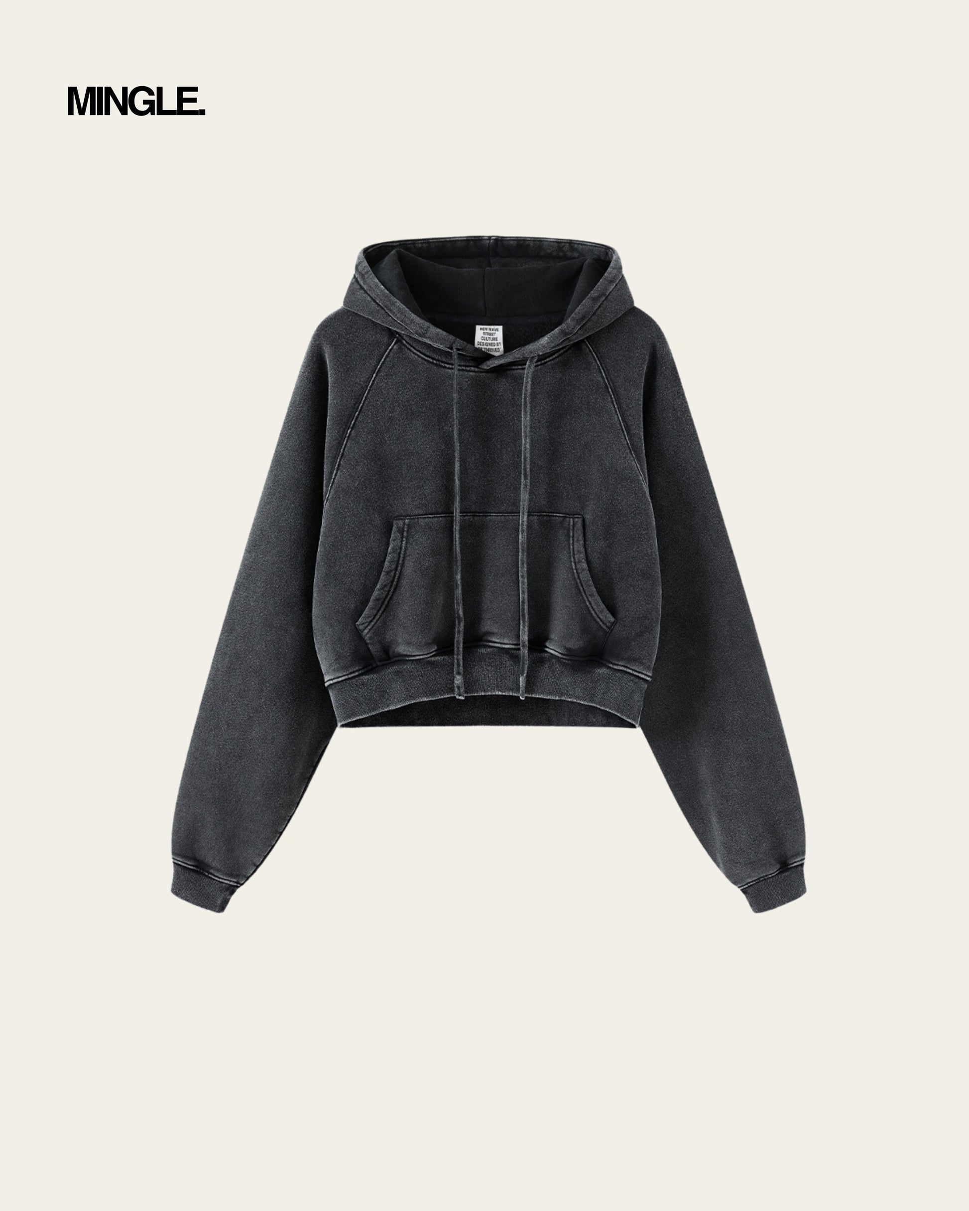 WOMEN CROP HOODIE
