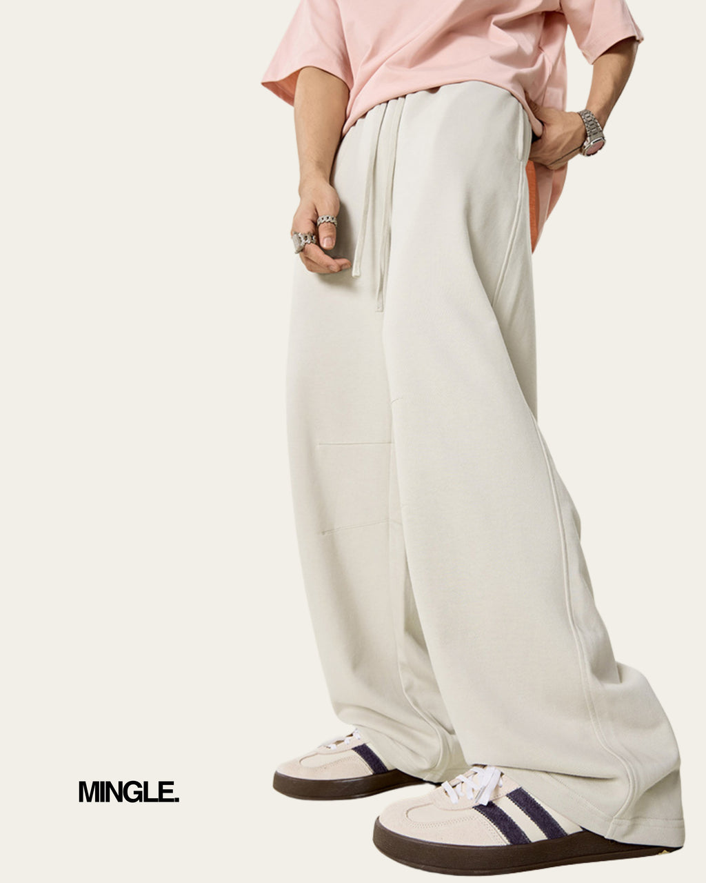 SWEAT WIDE PANTS