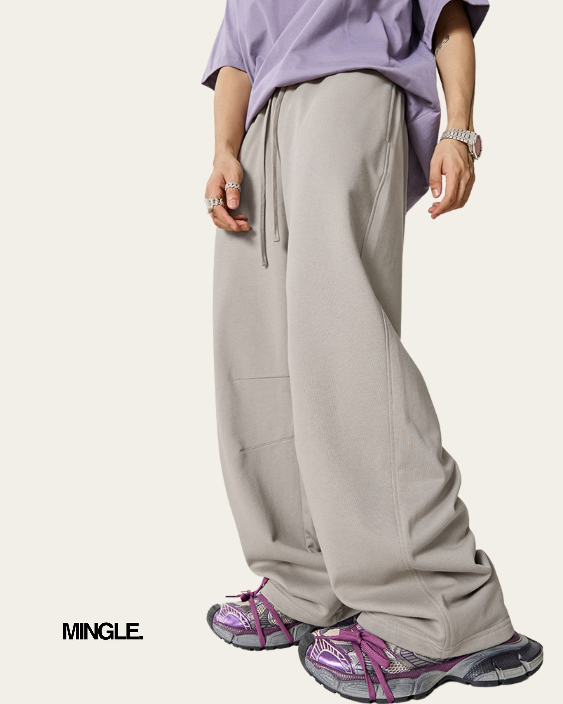 SWEAT WIDE PANTS